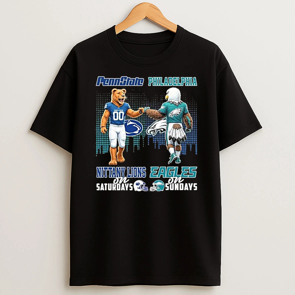 Mascot Penn State On Saturdays And Philadelphia Eagles On Sundays Shirts