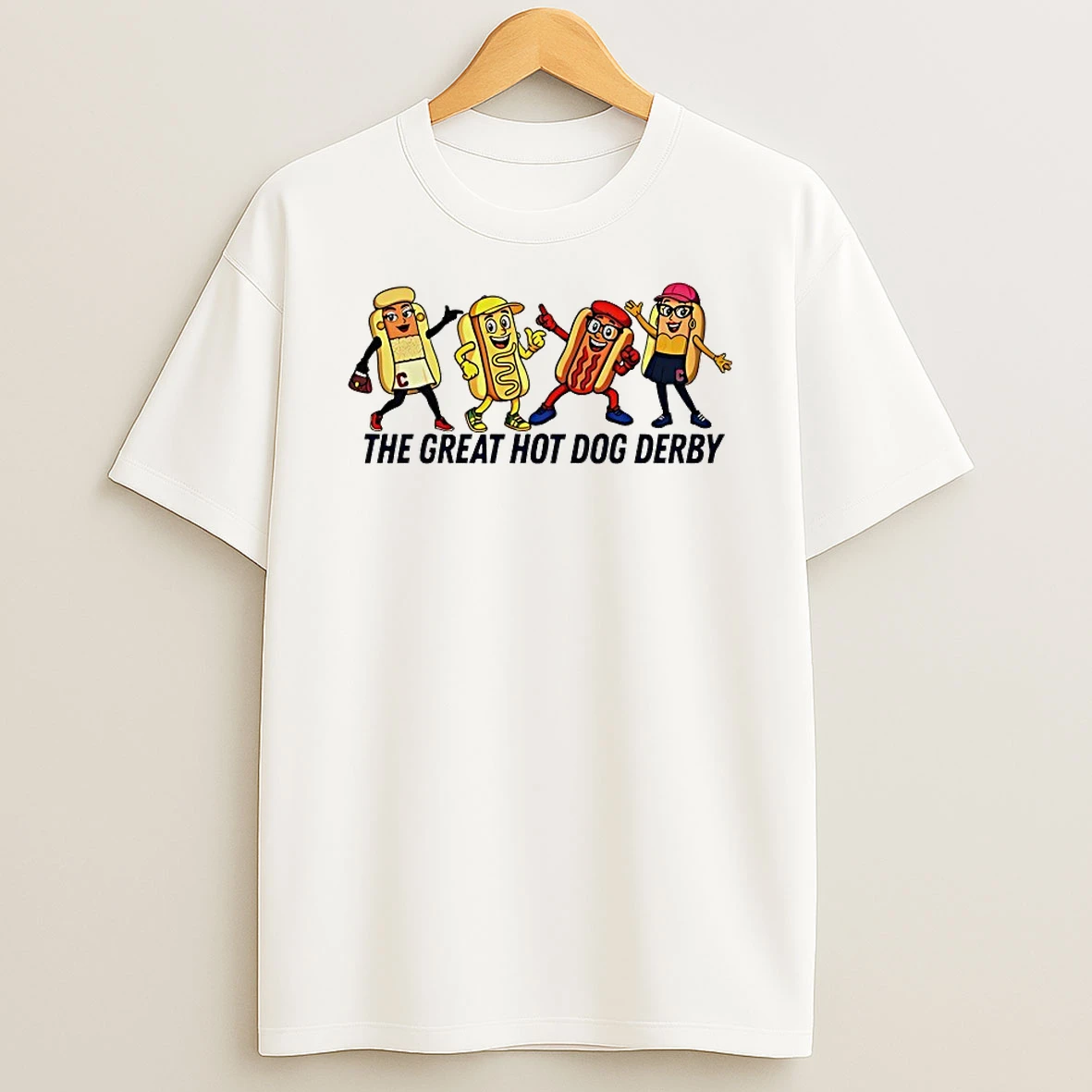 Mascots The Great Hot Dog Derby Shirts