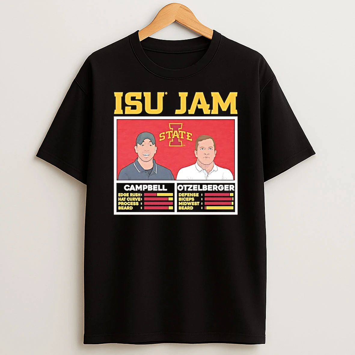 Matt Campbell Tj And Tj Otzelberger Isu Jam Shirts