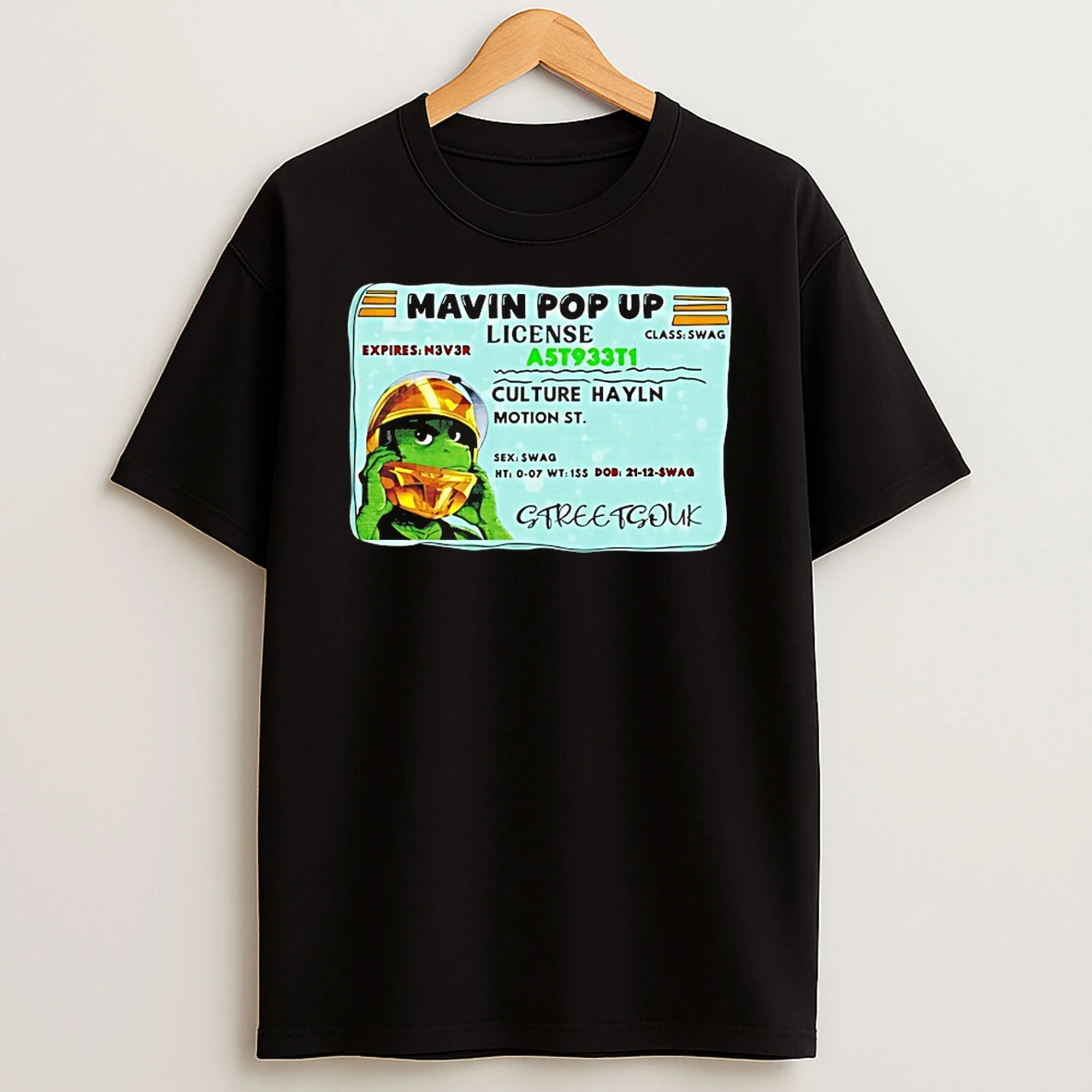 Mavin Pop Up License Shirts