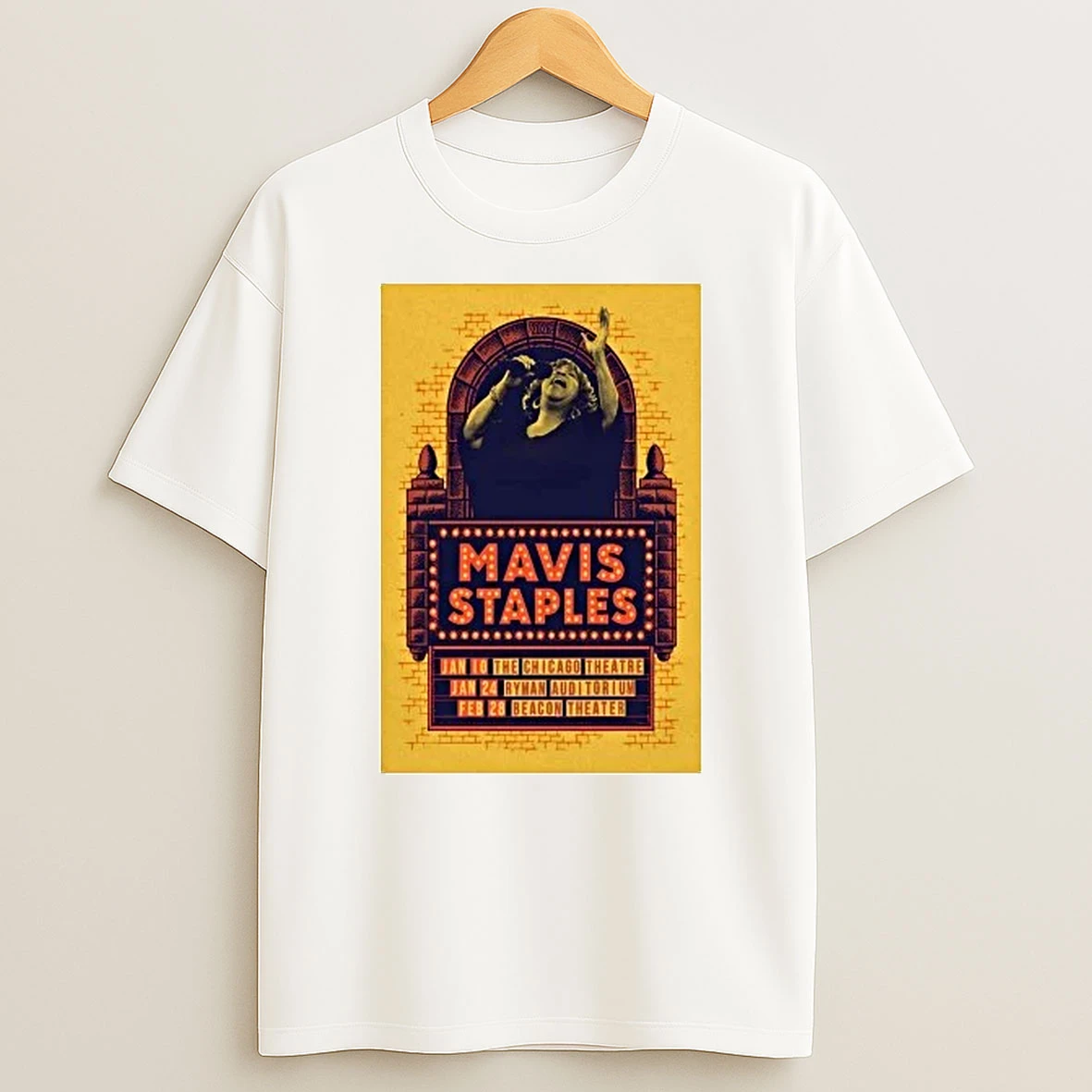 Mavis Staples Jan 10 2026 The Chicago Theatre In Chicago Il Shirts