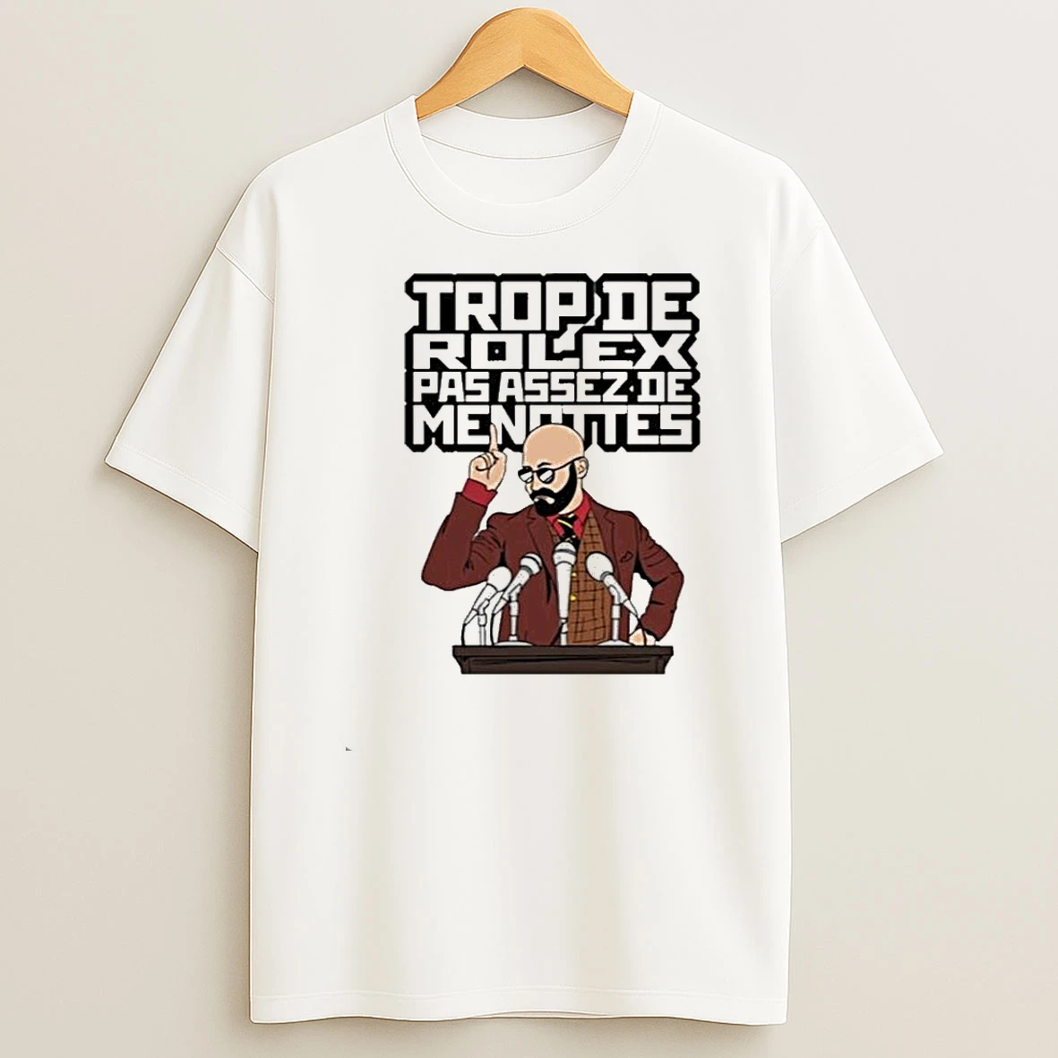 Max Richard Rolex Pas Assez De Menottes Graphic Shirts