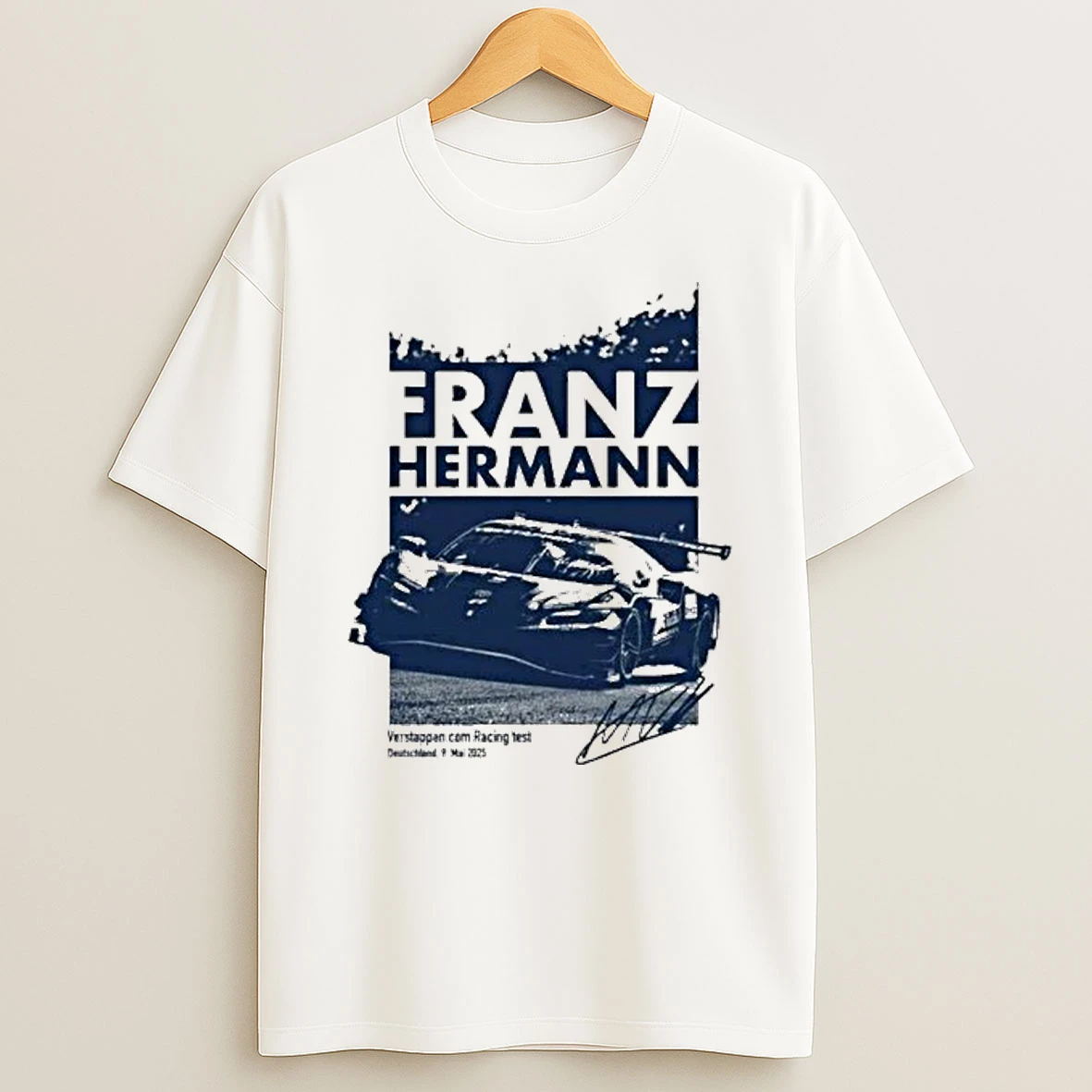 Max Verstappen Franz Hermann Racing Test Deutschland 9 Mai 2025 F1 Shirts
