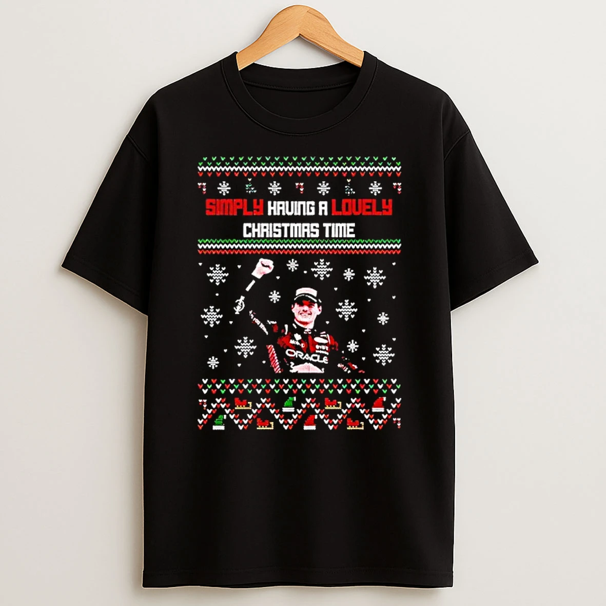 Max Verstappen Simply Lovely Have A Christmas Time Shirts