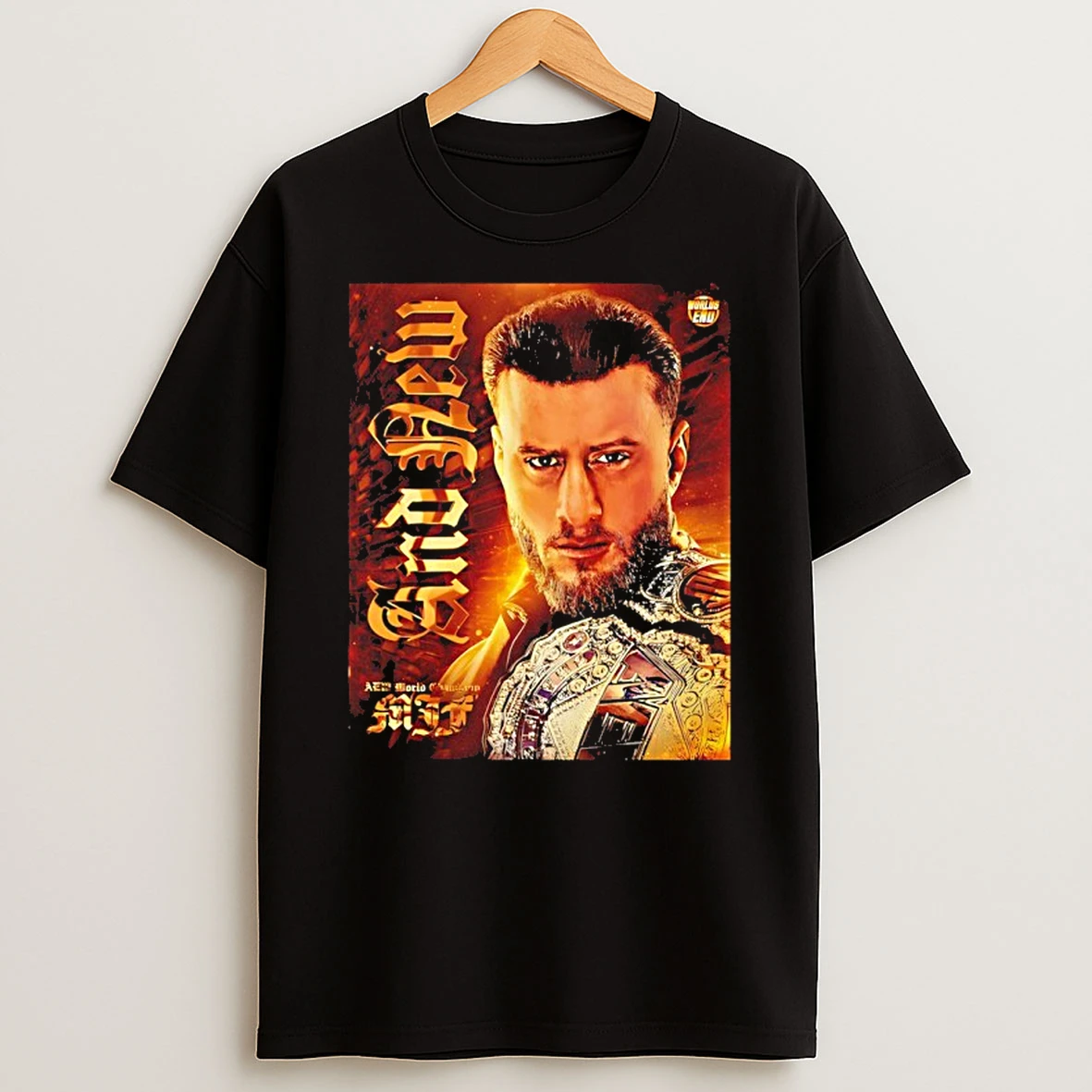 Maxwell Jacob Friedman Aew World Champion 2025 Shirts
