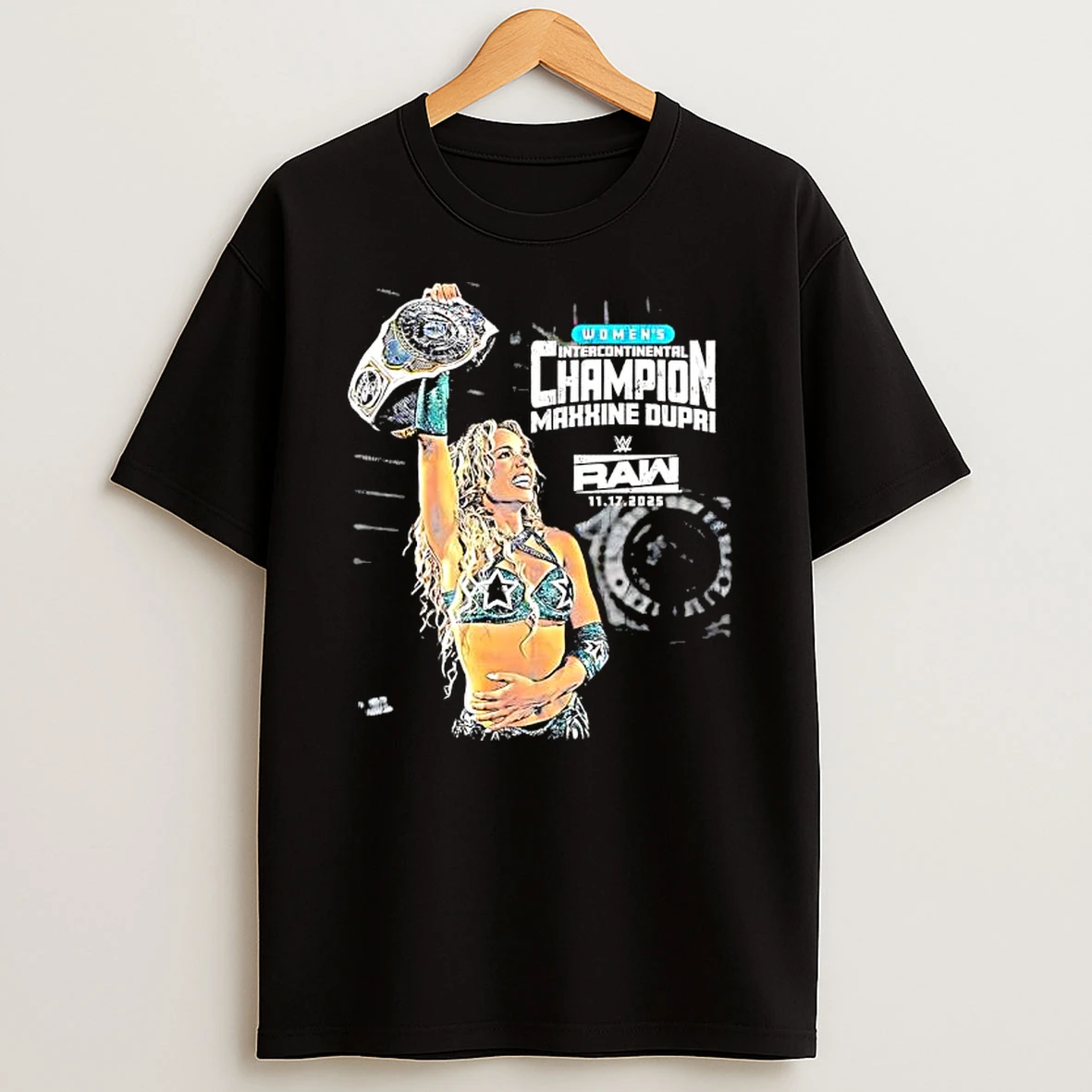 Maxxine Dupri Wwe Womens Intercontinental Champion Raw 11 17 2025 Shirts