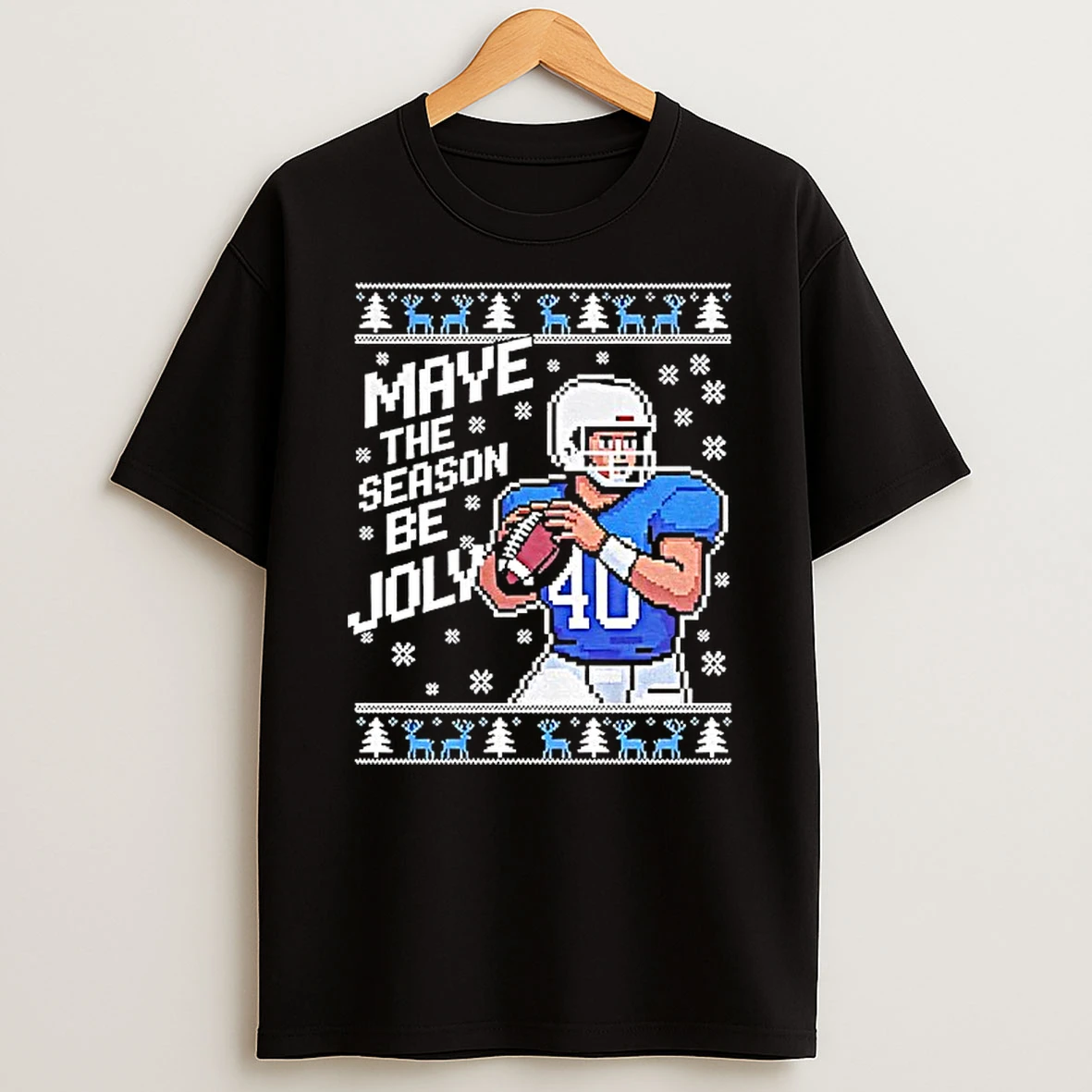 Maye The Season Be Jolly Drake Maye New England Patriots Nfl Christmas Shirts