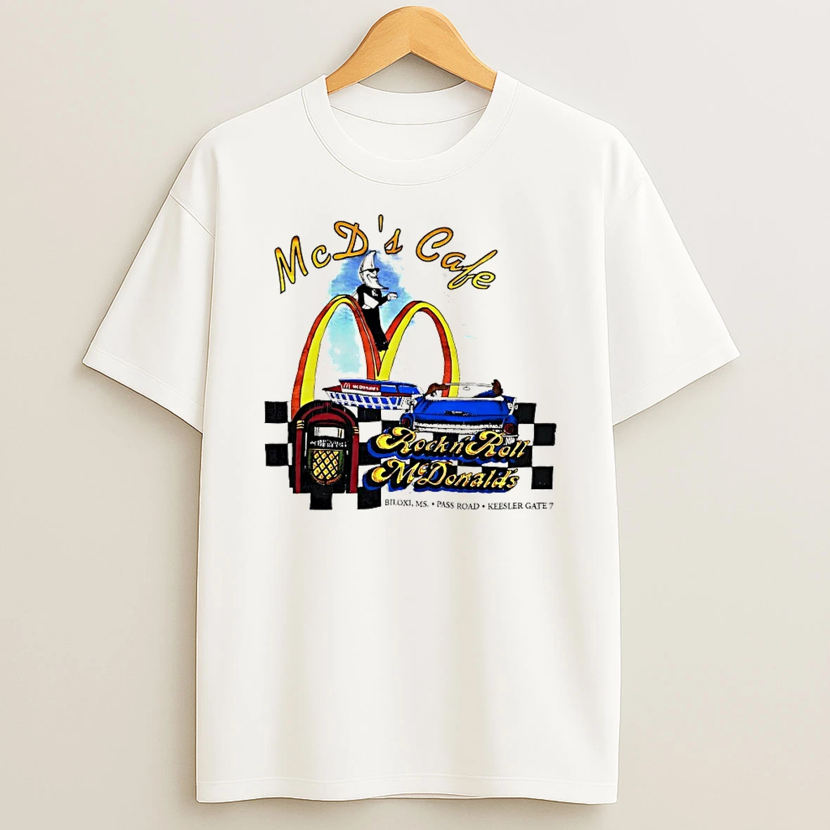 Mcdonalds Cafe Rock N Roll Shirts