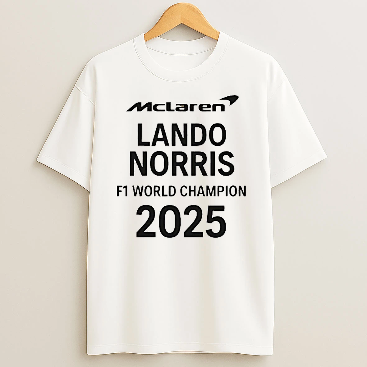 Mclaren Lando Norris F1 World Champion 2025 Shirts