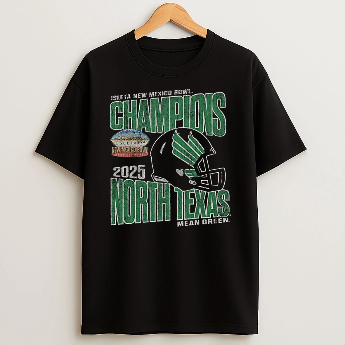 Mean Green Football Are Your 2025 Isleta New Mexico Bowl Champions North Texas Mean Green Shirts