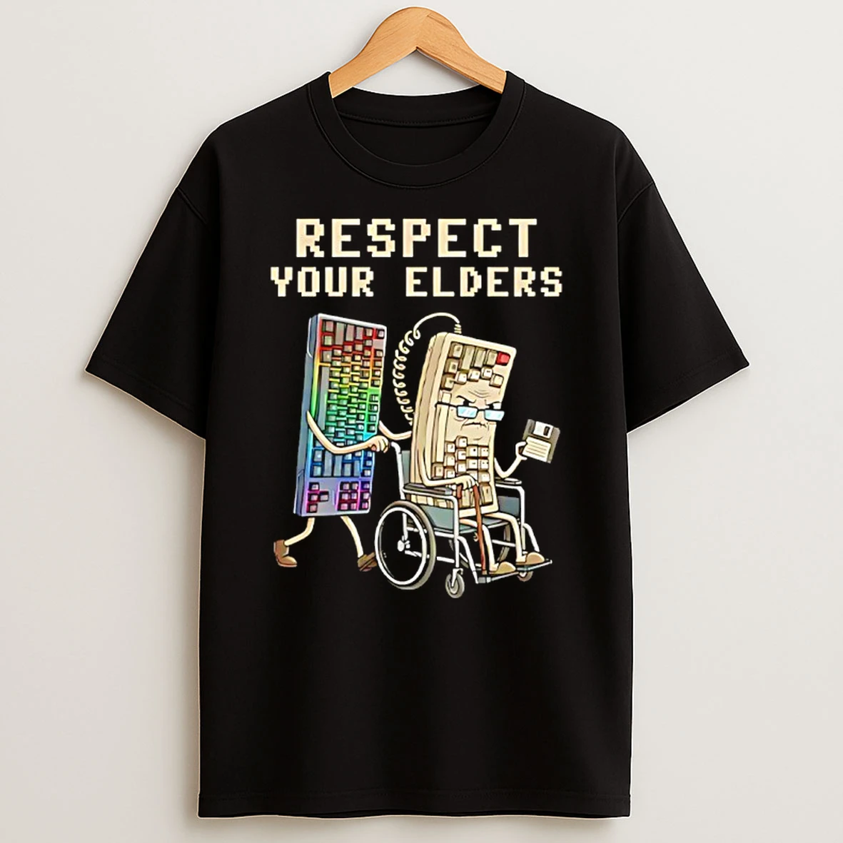 Mechanical Keyboard Respect Your Elders Shirts