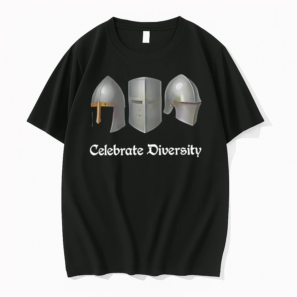 Medieval Helmets Celebrate Diversity Shirts