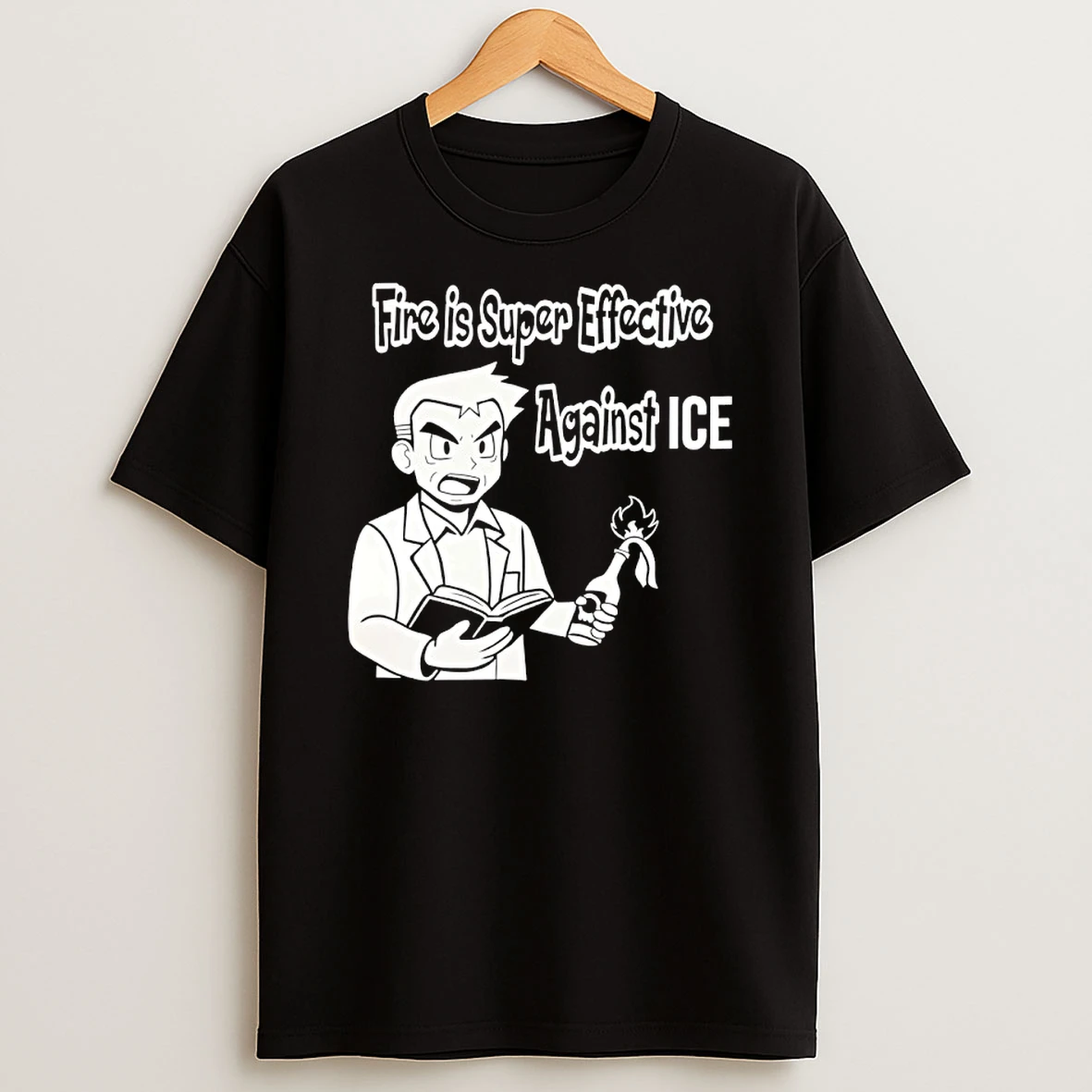 Melcom Brown Fire Is Super Effective Against Ice Shirts