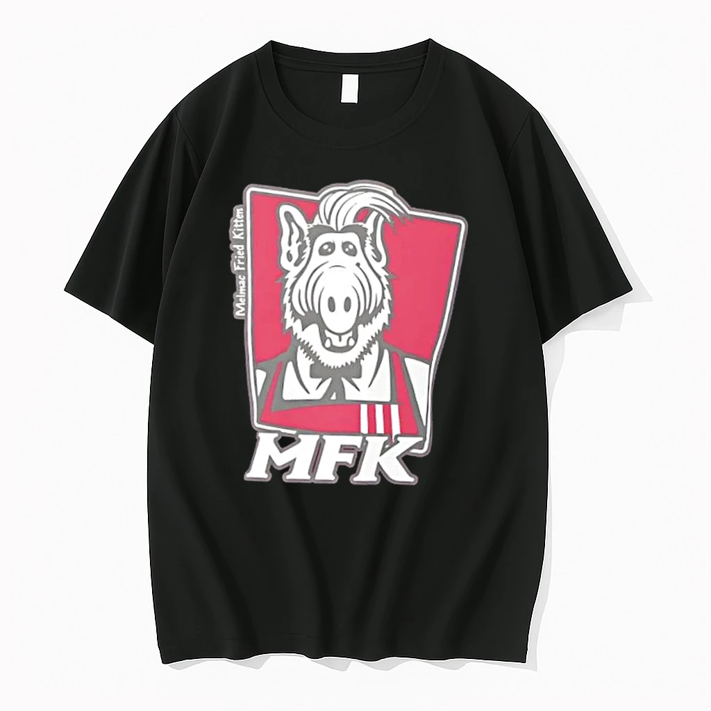 Melmac Fried Kitten Mfk Alf Parody Shirts