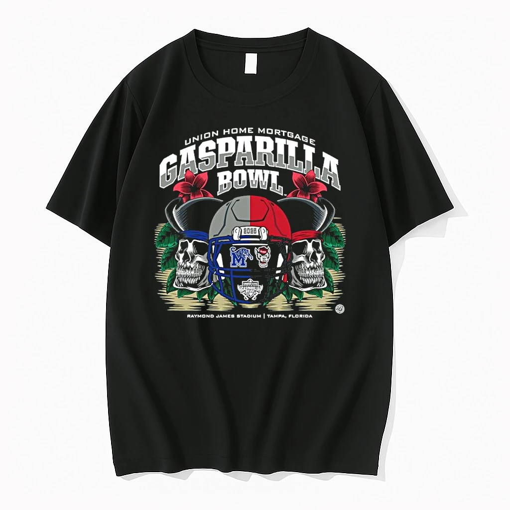Memphis Tigers Vs Nc State Wolfpack 2025 Gasparilla Bowl Dueling Helmet Shirts