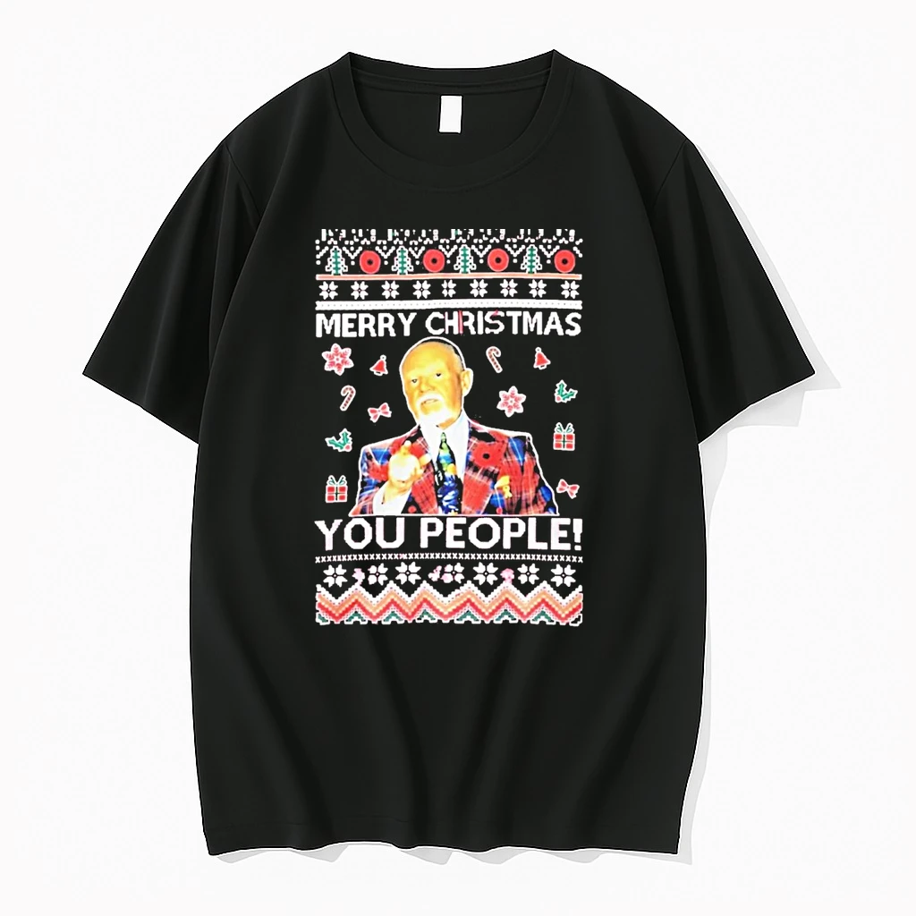Merry Christmas 2025 You People Don Cherry Ice Hockey Player Ugly Shirts
