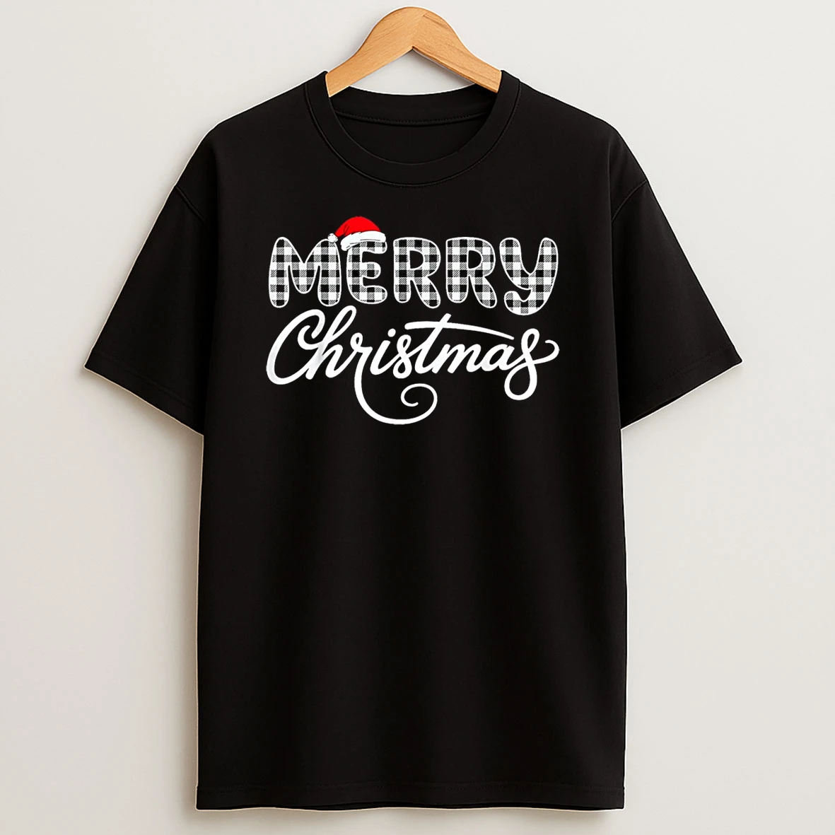 Merry Christmas Buffalo Black And Shirts