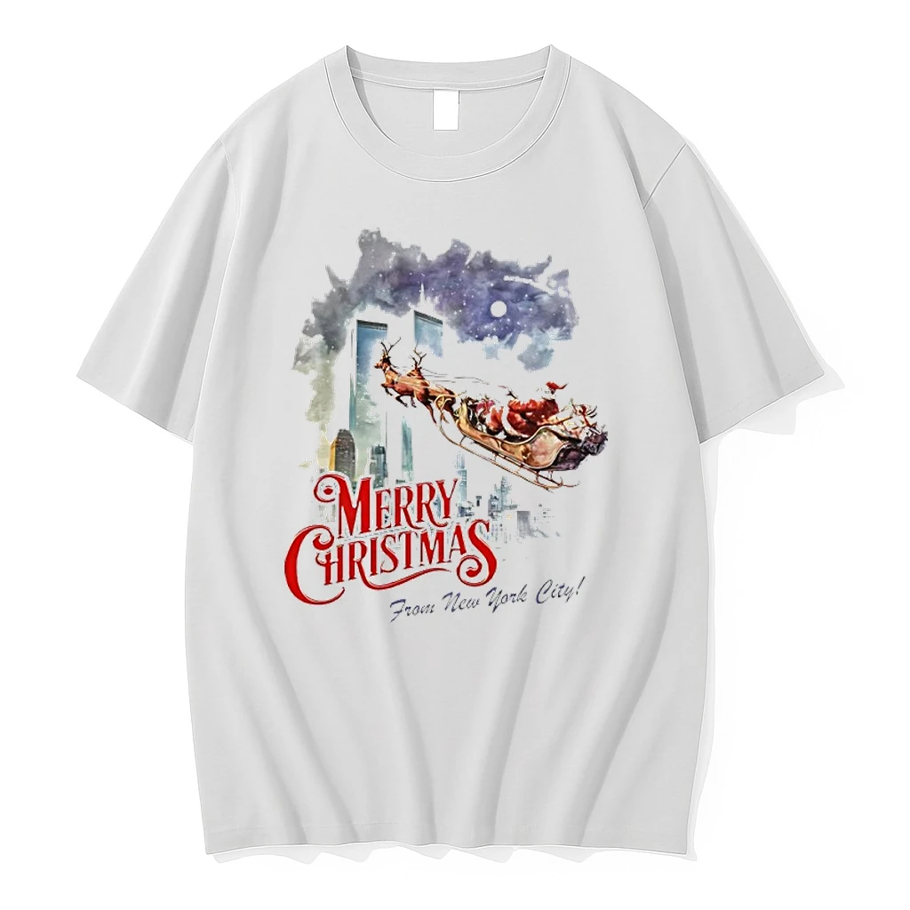 Merry Christmas From New York City Santa Sleigh 11 9 Attacks Shirts
