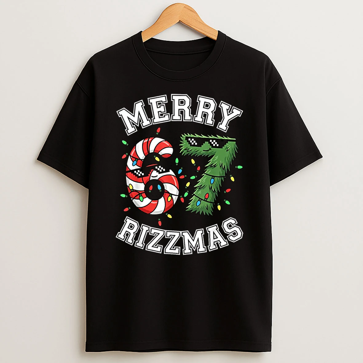 Merry Rizzmas 67 Candy Cane Tree Sunglasses Shirts