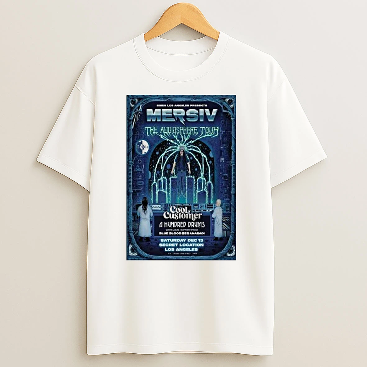 Mersiv Mersiv Los Angeles Present The Audiosphere Tour Dec 13 2025 Shirts