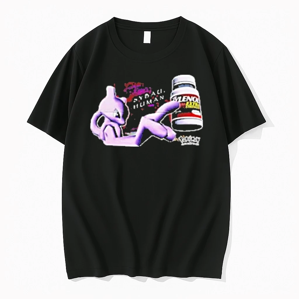 Mewtwo Pokemon X Tylenol Extra Strength Sybau Human Shirts