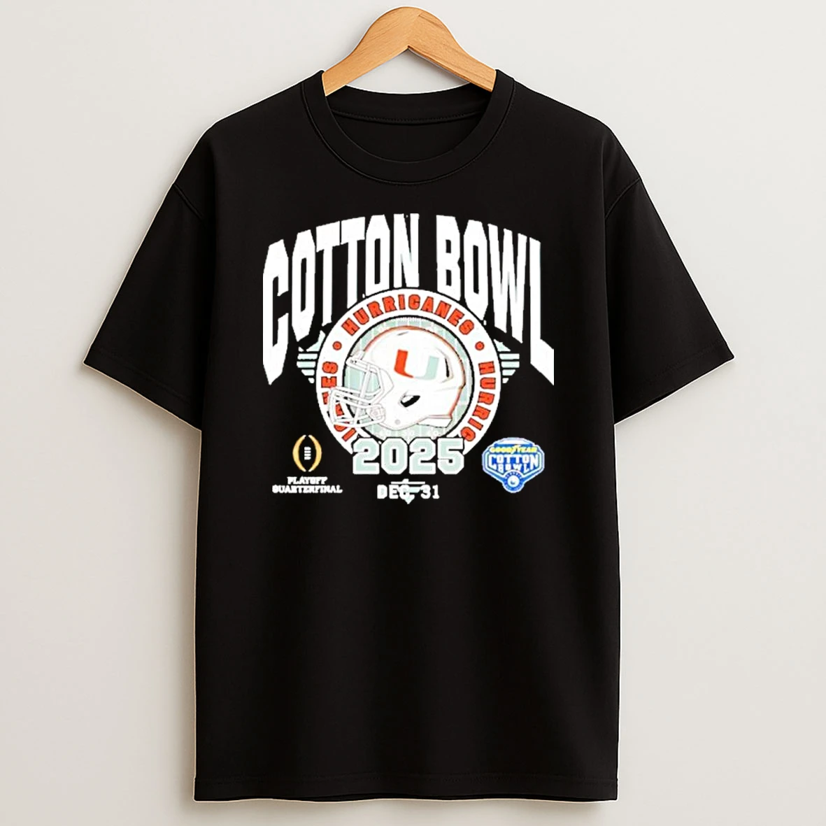 Miami 2025 Cotton Bowl Dec 31 Shirts
