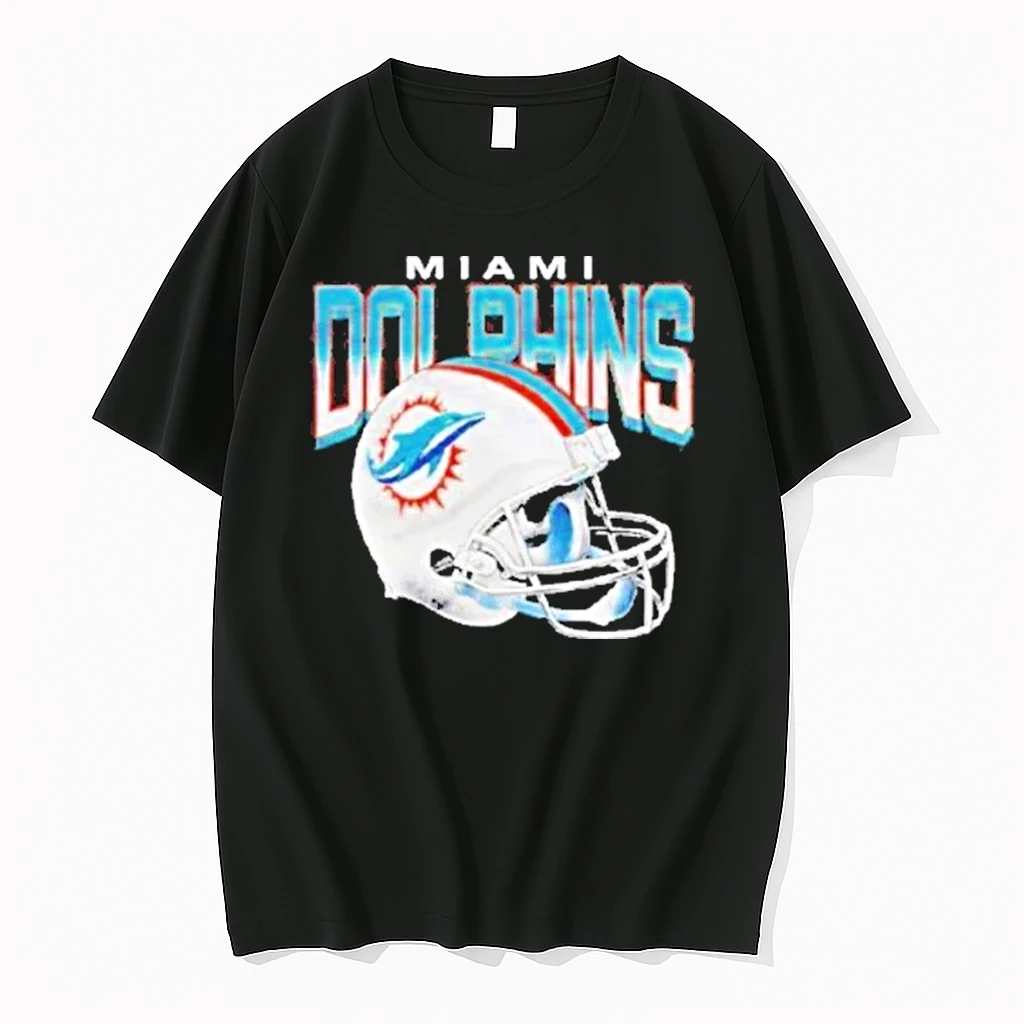 Miami Dolphins Gradient Helmet Shirts