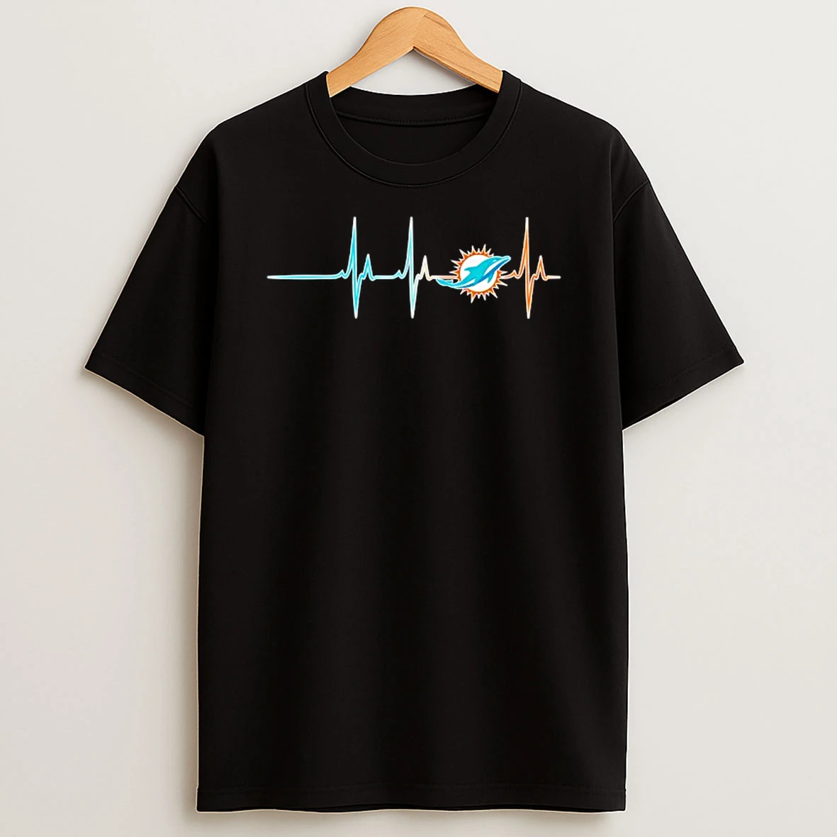 Miami Dolphins Nfl Heartbeat Shirts