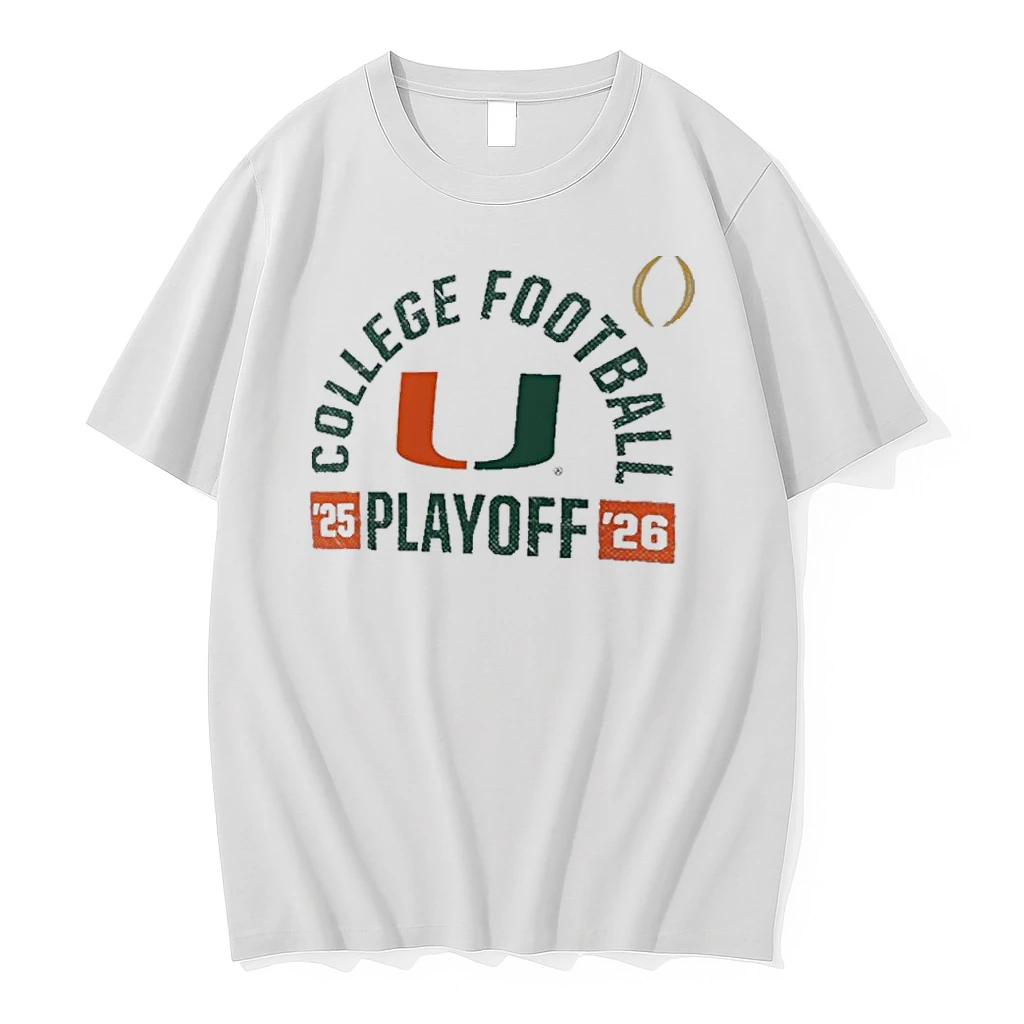Miami Hurricanes 2025 26 College Football Playoff Touchdown Glory Shirts