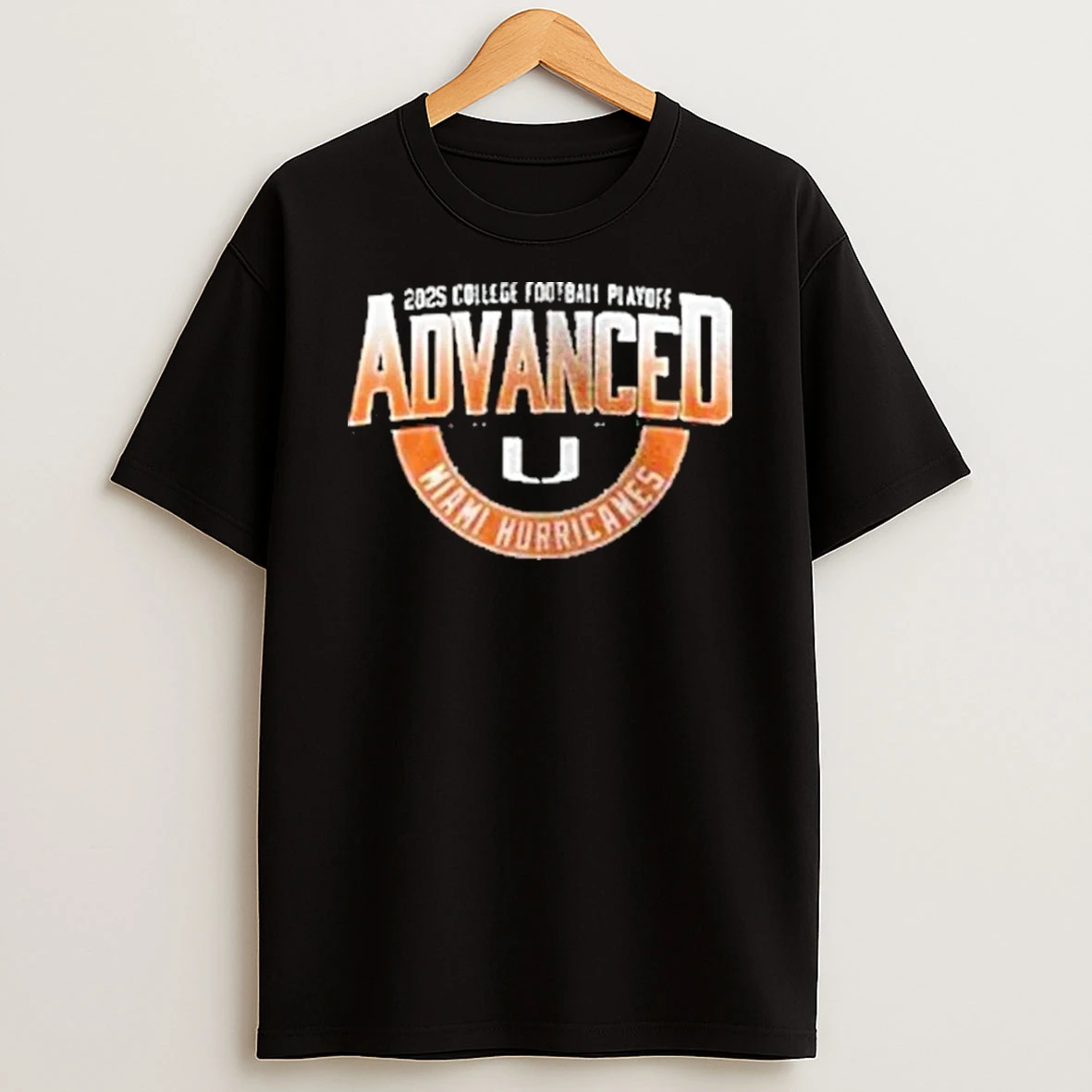 Miami Hurricanes 2025 College Football Playoff Advanced Logo Shirts