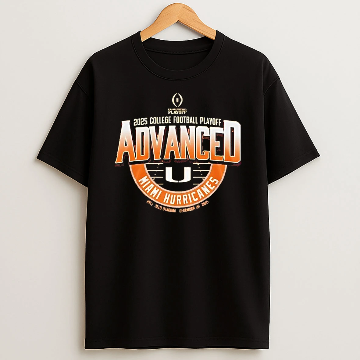 Miami Hurricanes 2025 College Football Playoff Advanced Shirts