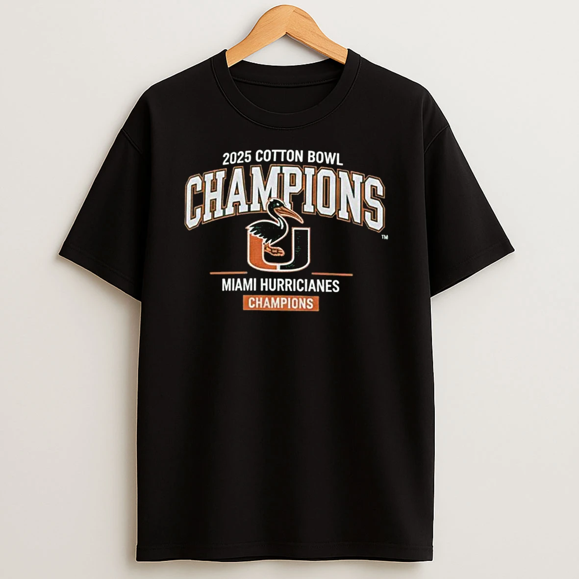 Miami Hurricanes 2025 Ncaa Cotton Bowl Champions Cfp Season Shirts