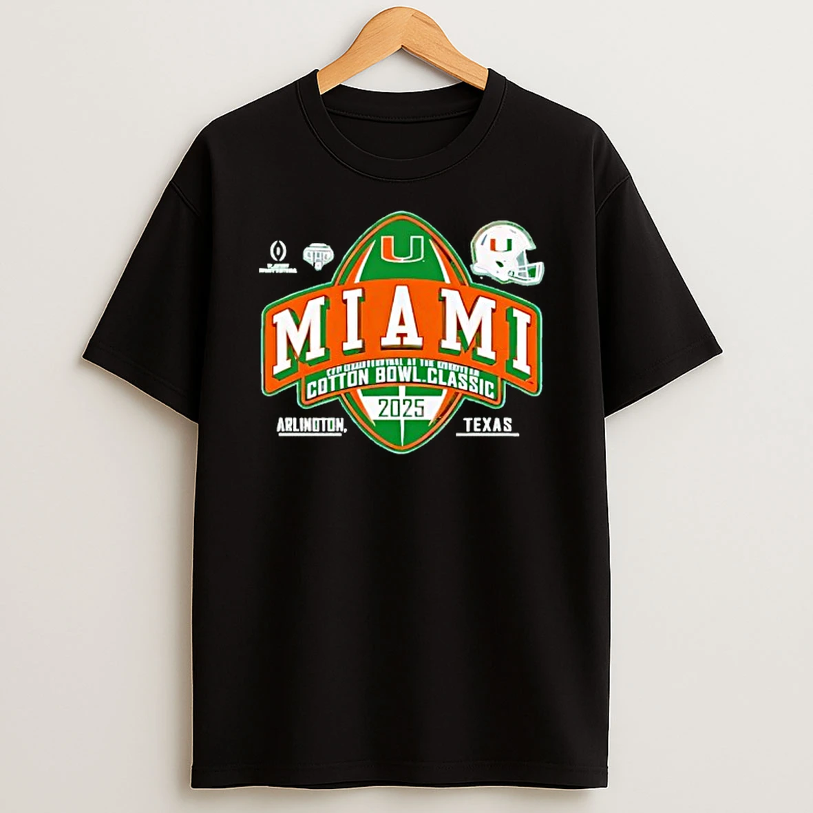 Miami Hurricanes Cotton Bowl Cfp Quarterfinal 2025 2026 Shirts