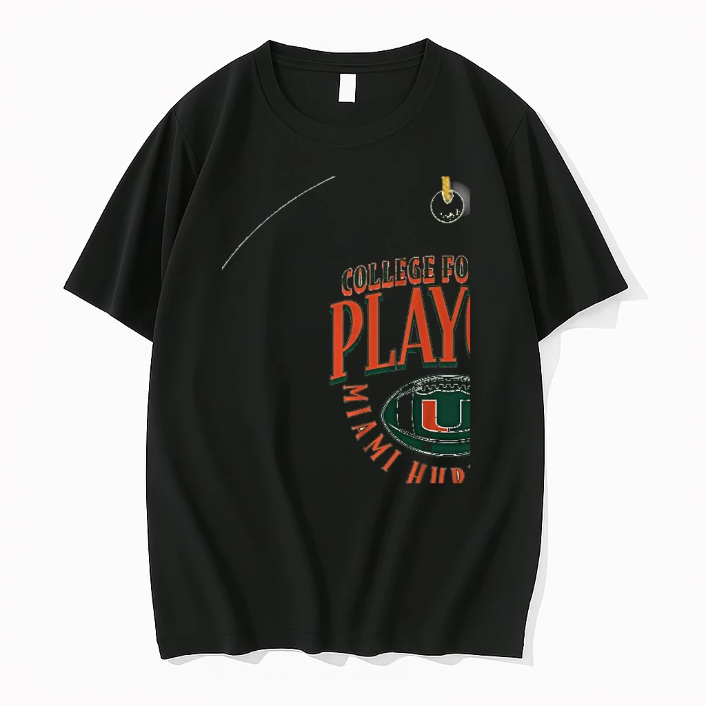 Miami Hurricanes Football 2025 Cfp Curve Shirts