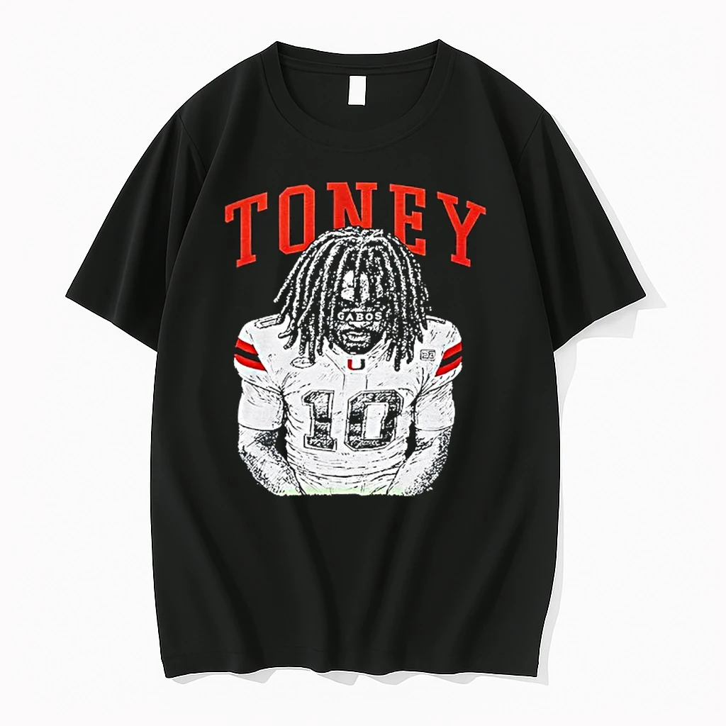 Miami Hurricanes Football Gabos Malachi Toney Vintage Shirts