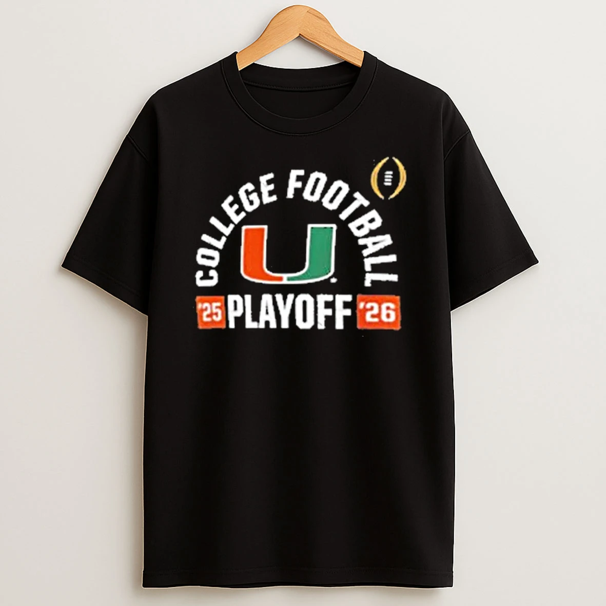 Miami Hurricanes Football Playoff Touchdown 2025 2026 Shirts