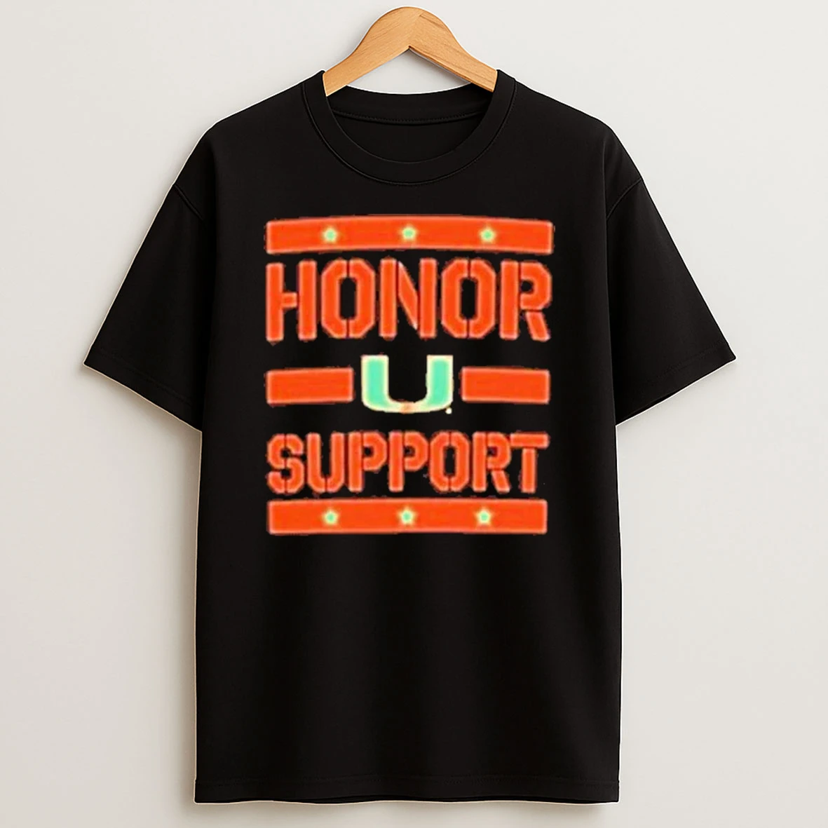 Miami Hurricanes Honor Support Shirts