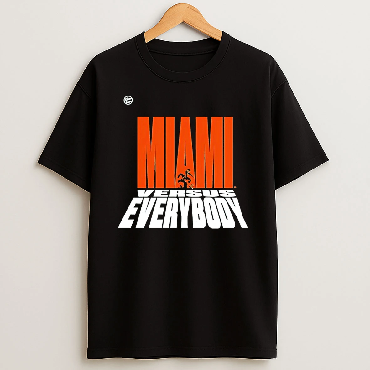 Miami Hurricanes Mens Miami Vs Everybody Graphic Shirts