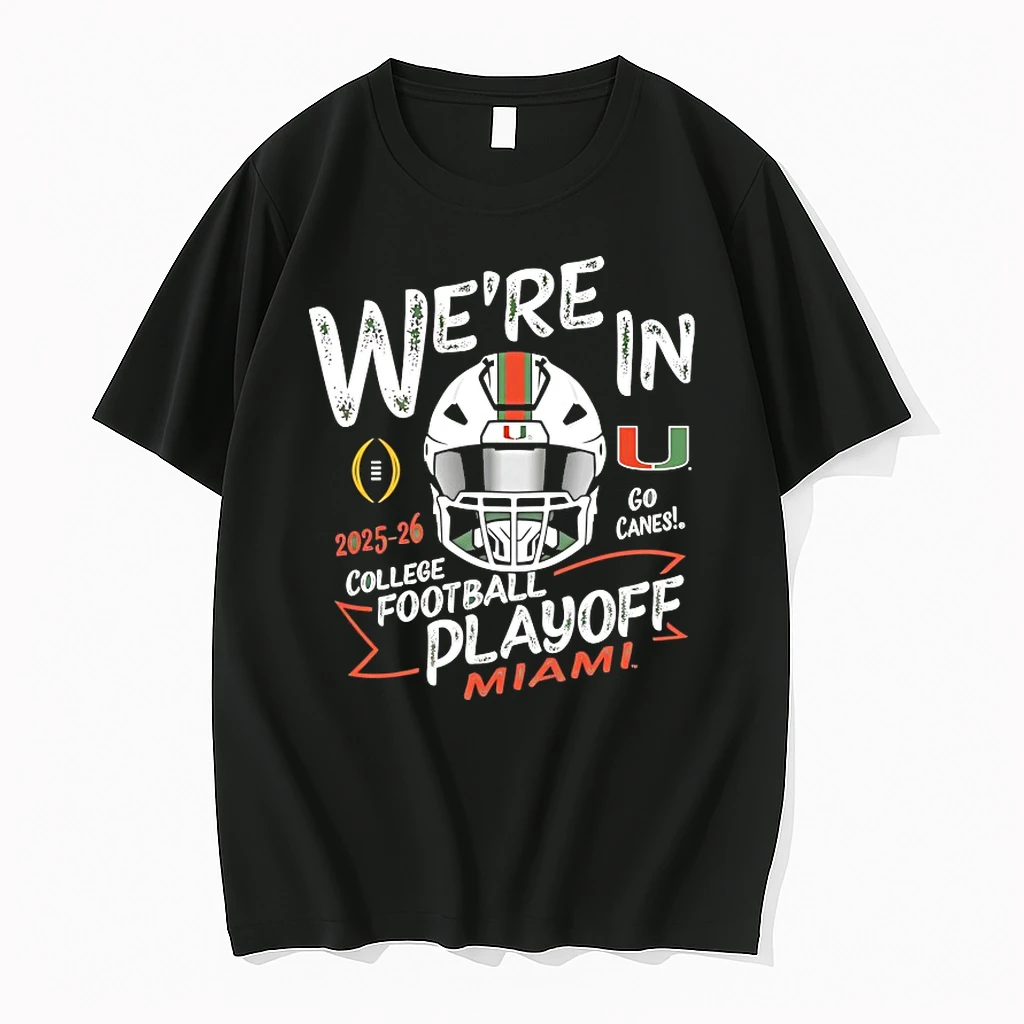 Miami Hurricanes Were In 2025 26 College Football Playoff Shirts