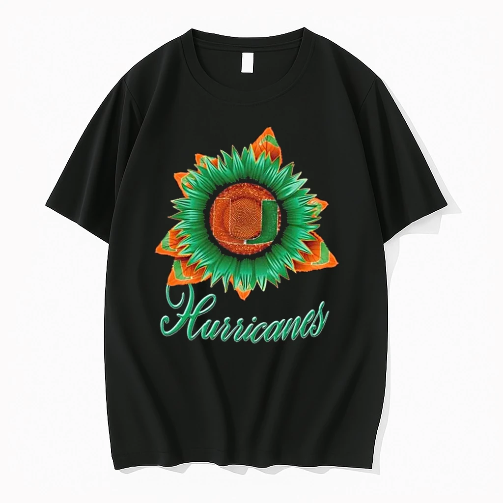 Miami Hurricanes X Sunflower Graphic Shirts