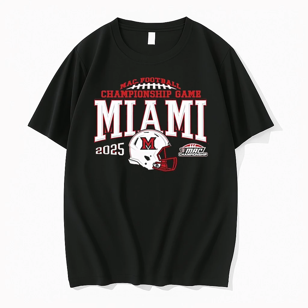 Miami Redhawks 2025 Mac Football Championship Bound Shirts