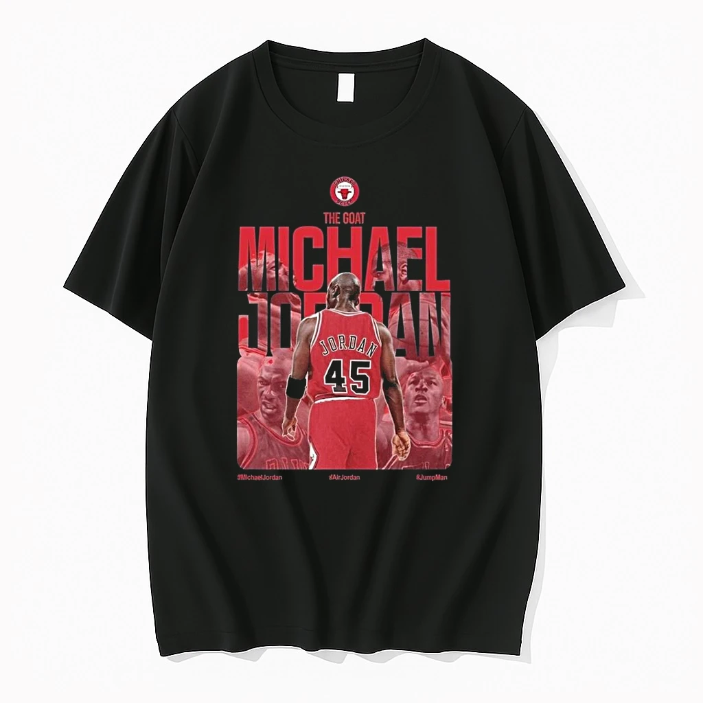 Michael Jordan The Goat Chicago Bulls Graphic Shirts
