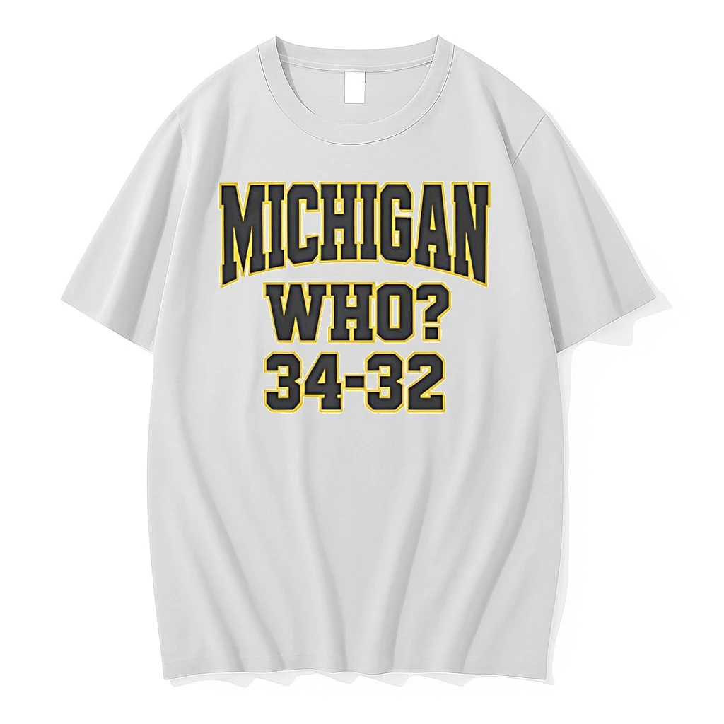 Michigan Who 34 32 Shirts