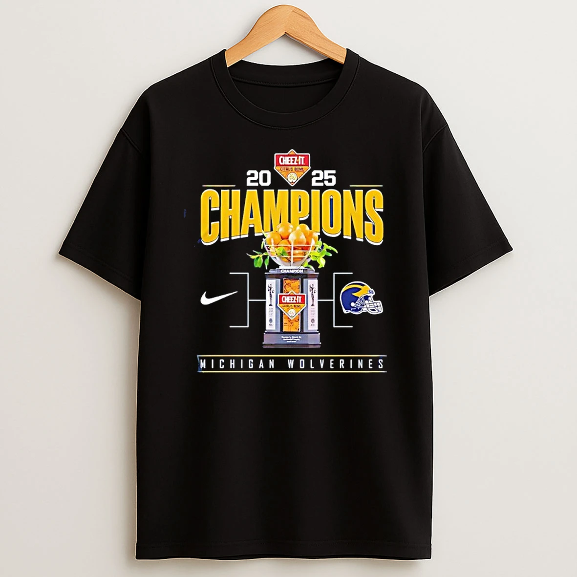 Michigan Wolverines Citrus Bowl Champions 2025 Logo Shirts