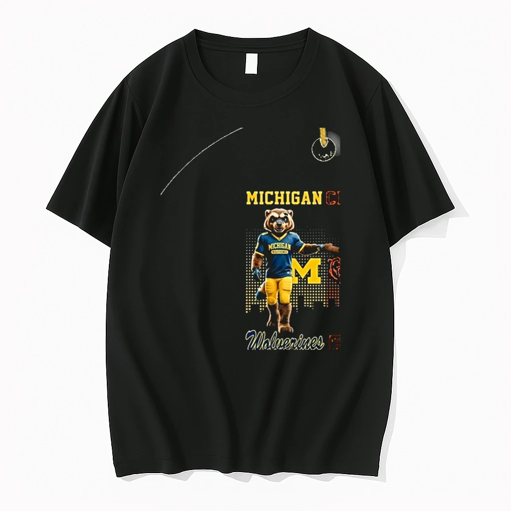 Michigan Wolverines On Saturdays X Chicago Bears On Sundays Mascot 2025 Shirts