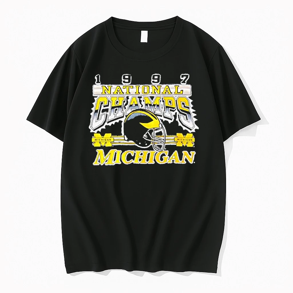 Michigan Wolverines Football Rose Bowl 1997 National Champions Shirts