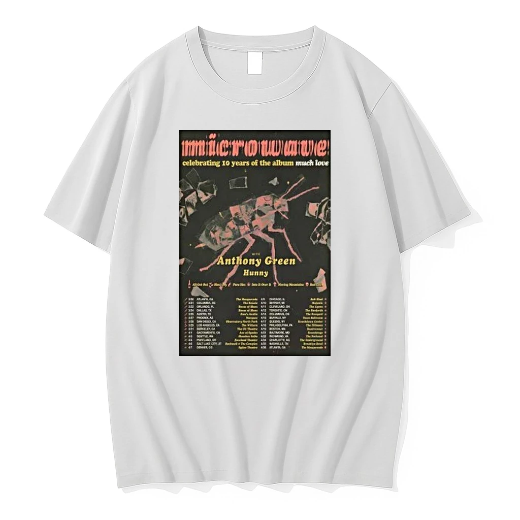 Microwave Celebrating 10 Years Of The Album Much Love 2026 Shows Shirts