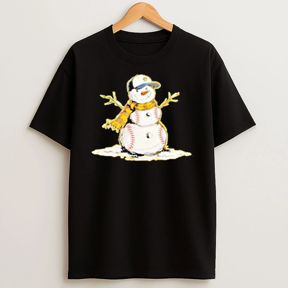 Milwaukee Brewers Baseball Snowman Shirts