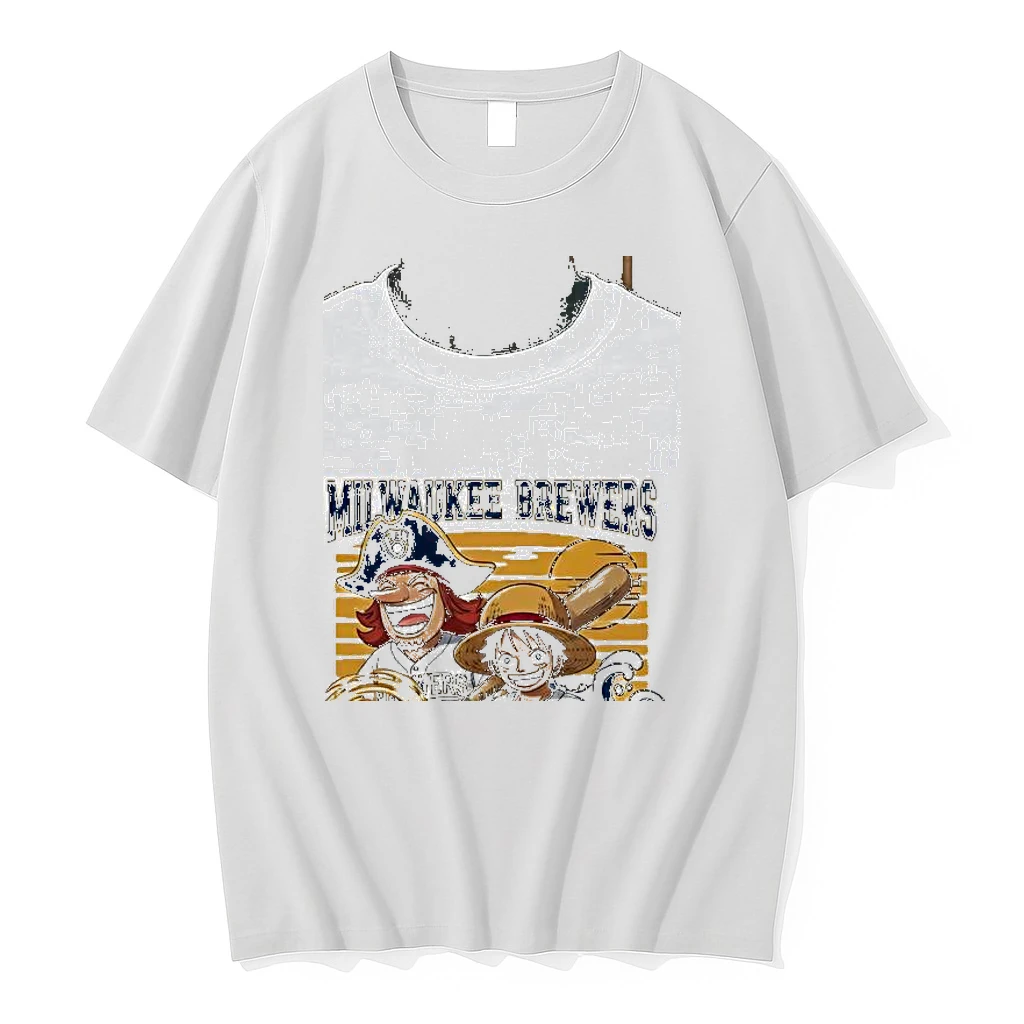 Milwaukee Brewers One Piece 2026 Luffy Shirts