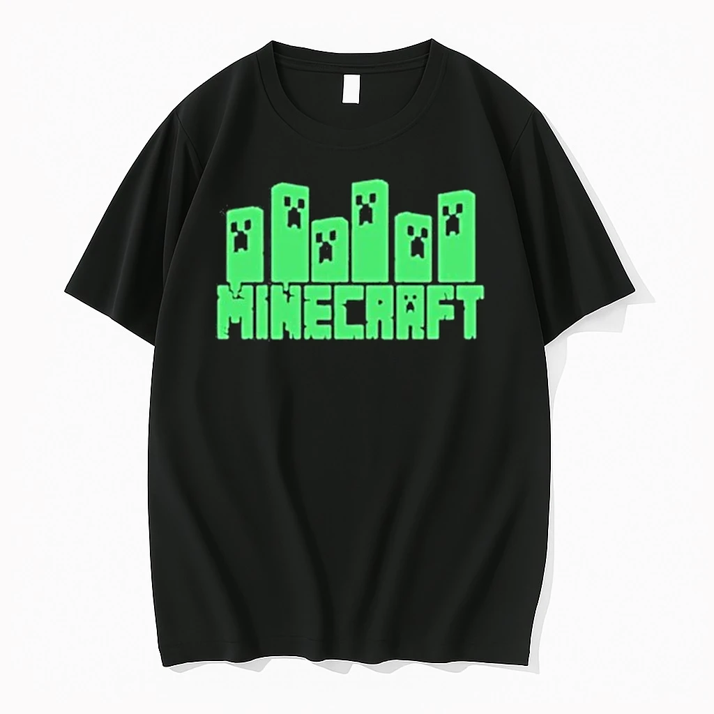 Minecraft Creeper City Kids Shirts